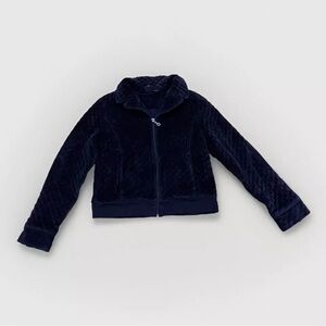 Black Quilted Kids Jacket